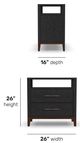 Flexsteel® Waterfall Ebony Nightstand-2