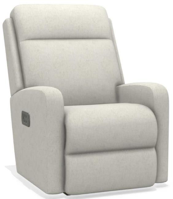 La-Z-Boy® Finley Parchment Power Rocking Recliner with Headrest and Lumbar-0