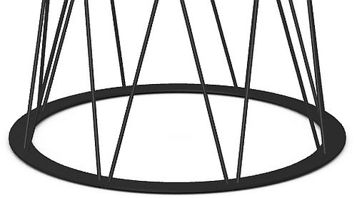 Amisco Customizable Calypso White Oak 36" Round Coffee Table-2