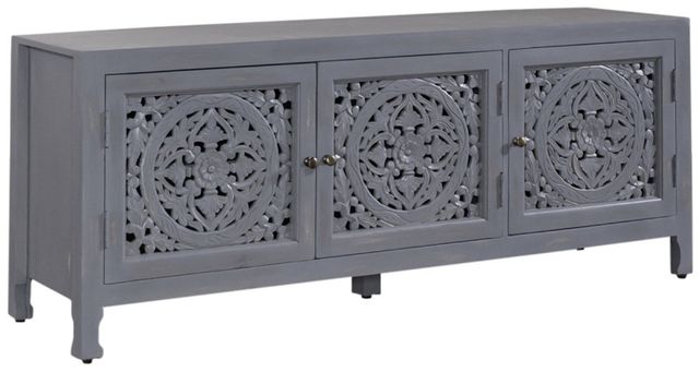 Liberty Furniture Marisol Soft Wash Gray Accent TV Stand-0
