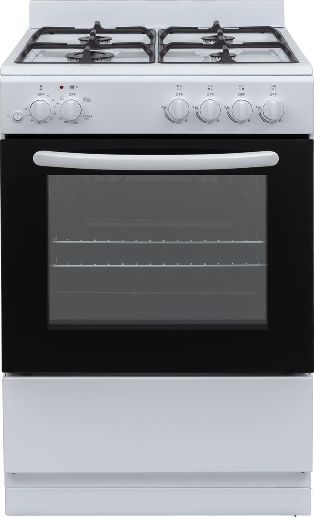 Element® 24" White Freestanding Gas Range-2