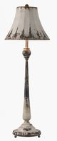 Forty West Laura Cream/Ivory Buffet Table Lamp-0