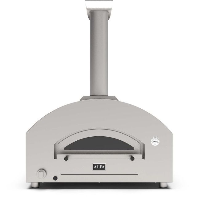 Alfa Futuro 4 Pizze 44" Wrinkle Black Petroleum Gas Pizza Oven-0