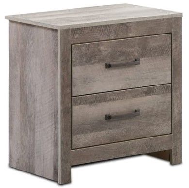 American Wholesale Furniture Langston Grey Nightstand-0