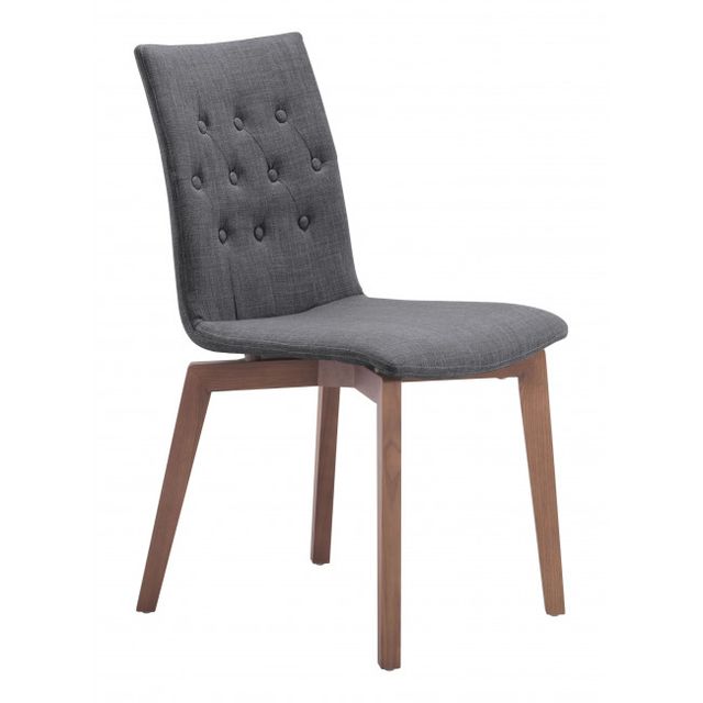 Zuo® Modern Orebro Graphite Dining Chair-0