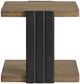 Bernards Elure Peppercorn Channel Chairside Table -2