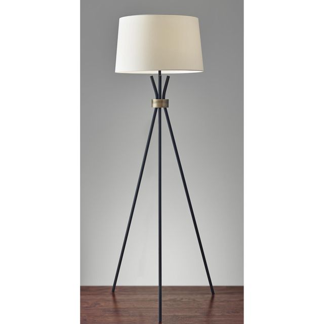 Adesso® Benson Black Floor Lamp-1