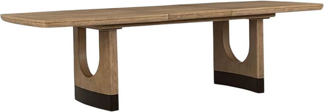 Magnussen Home® Tristan Swiss Coffee Trestle Dining Table-2