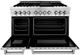 ZLINE 48" Stainless Steel Pro Style Dual Fuel Range-1