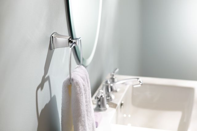 Moen® Boardwalk Chrome Towel Ring-2