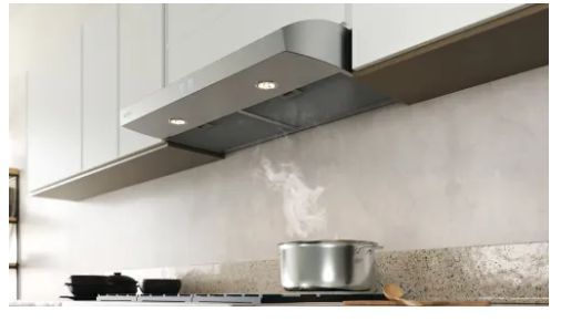 Elica Aria Nuova Comfort Bellagio Series Stainless Steel 30" Under Cabinet Range Hood with 4-Speed-3