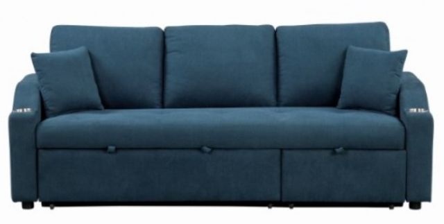 Furniture of America® Royden Blue Sleeper Sofa-3