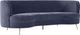 TOV Furniture Flare Dark Grey Chenille Sofa-0