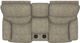 La-Z-Boy® Trouper Sable Reclining Loveseat with Console-1