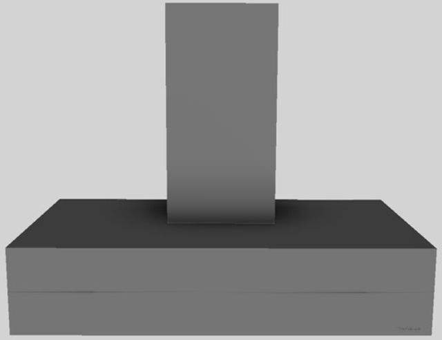 Vent-A-Hood® 42" Gunsmoke Contemporary Wall Mounted Range Hood