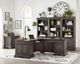 aspenhome® Sinclair Ash Grey 2-Door Bookcase-2