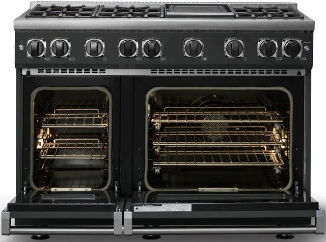 Viking® 7 Series 48" Antique Bronze Pro Style Gas Range with Griddle-1
