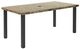 Homecrest™ Outdoor Living Customizable Slate Aluminum/Stone 42" x 82" Rectangular Outdoor Balcony Table with Post Base and Umbrella Hole-0