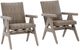 Signature Design by Ashley® Cliff Trails Beige Aluminum/Resin Outdoor Rocking Arm Chair-4