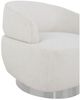 Fairfield® Customizable Jasper Swivel Chair with Nickel Metal Base-5