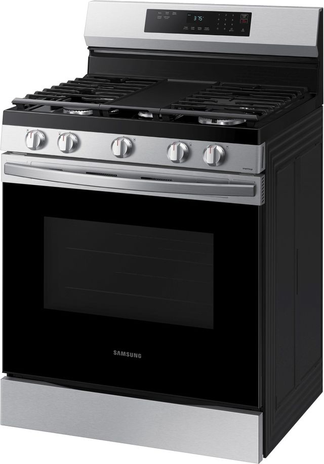 Samsung 30" Stainless Steel Smart Freestanding Gas Range-5