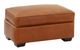 Customizable All Leather Ottoman with Down Seating-0