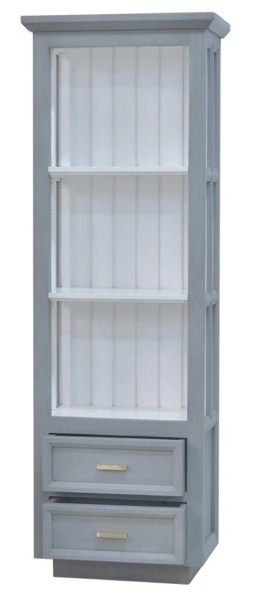 Bramble Customizable Dakota Narrow Display Cabinet-4