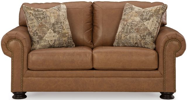 Signature Design by Ashley® Carianna Caramel Loveseat-2