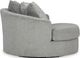 Signature Design by Ashley® Casselbury Cement Oversized Swivel Accent Chair-3