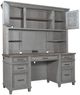aspenhome® Caraway Aged Slate Credenza Desk and Hutch-1