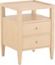 Bassett® Furniture Willow Natural Sand Bedside Table-0