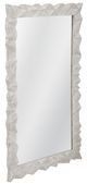 Bassett Mirror Isola Sandblasted White Wash Wall Mirror-1