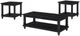 New Classic® Home Furnishings Cade 3-Piece Distressed Black Occasional Table Set-0