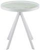 Coaster® Briggs 3-Piece Marble Printed Glass Top Occasional Table with White Base Set-2