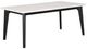 Furniture of America® Sabro White Rectangular Dining Table with Black Base-0