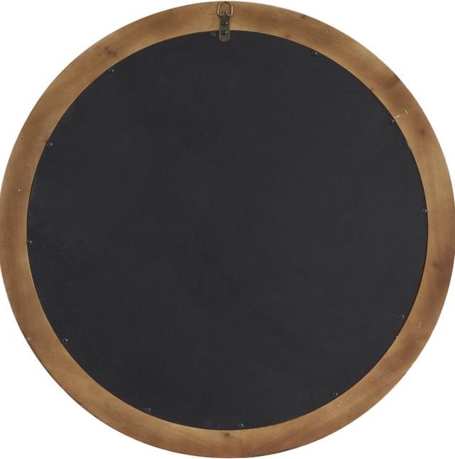 Deco Marche Distressed Brown Beaded Wall Mirror-2