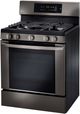 LG 30" Black Stainless Steel Free Standing Gas Range-4