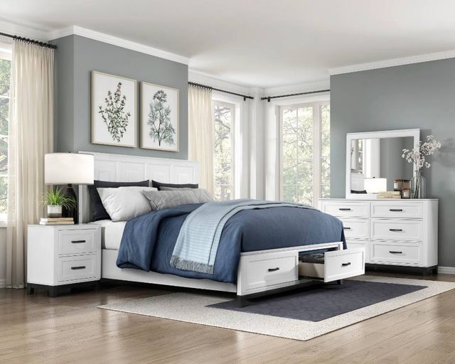 Homelegance® Garretson White Mirror-1