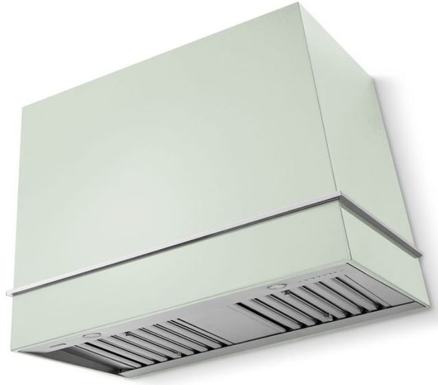 La Cornue CornuFé Loge 44" Tapestry Wall Mounted Range Hood with Polished Chrome Trim-0