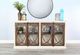 Sunny Designs™ Buckskin/Marble White 78" Media Console-4