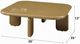 ACME Furniture Joane Yellowish Brown Coffee Table-2