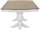 Liberty Furniture Magnolia Manor Weathered Bark Double Pedestal Dining Table with Antique White Base-4