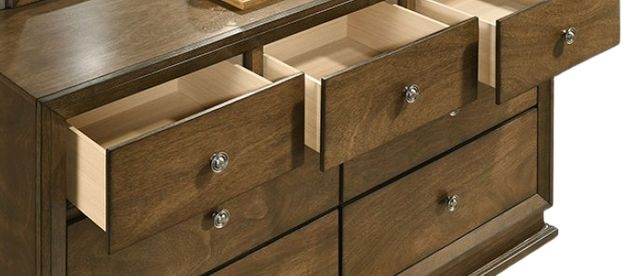 Furniture of America® Kirkham Walnut Dresser-2