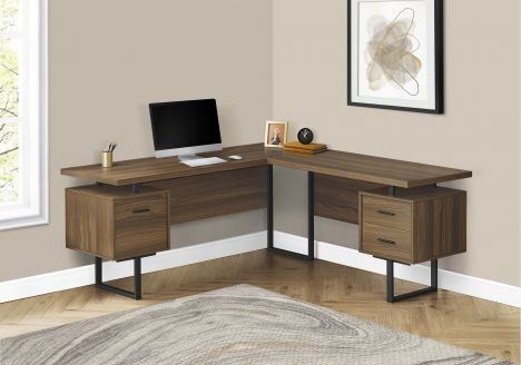 Monarch Specialties Inc. Walnut Computer Desk-0