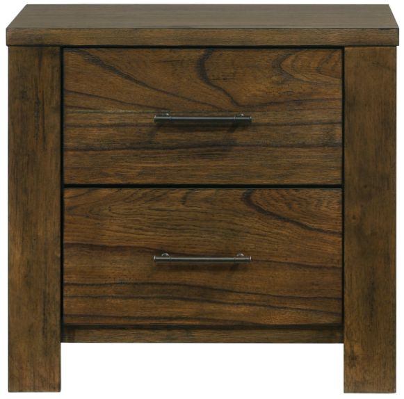 Homelegance® Sullivan Wire Brushed Oak Nightstand-2