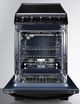 Summit® White Pearl Series 20" Black Freestanding Electric Range-1