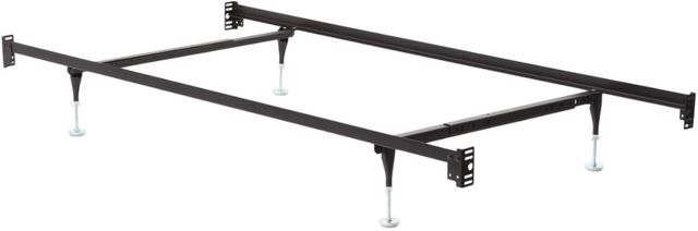W.Silver Products Deluxe Queen/King Bolt-On Standard Bed Frame with Headboard and Footboard Brackets-0