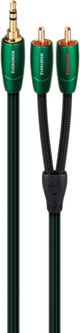AudioQuest® Evergreen 3.5mm To RCA Interconnect Analog Audio Cable (3.0 M/9'10")-0