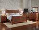 A-America® Mission Hill Harvest California King Slat Panel Bed-1
