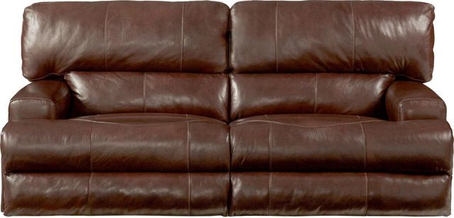 Catnapper® Wembley Walnut Lay Flat Power Reclining Sofa-0